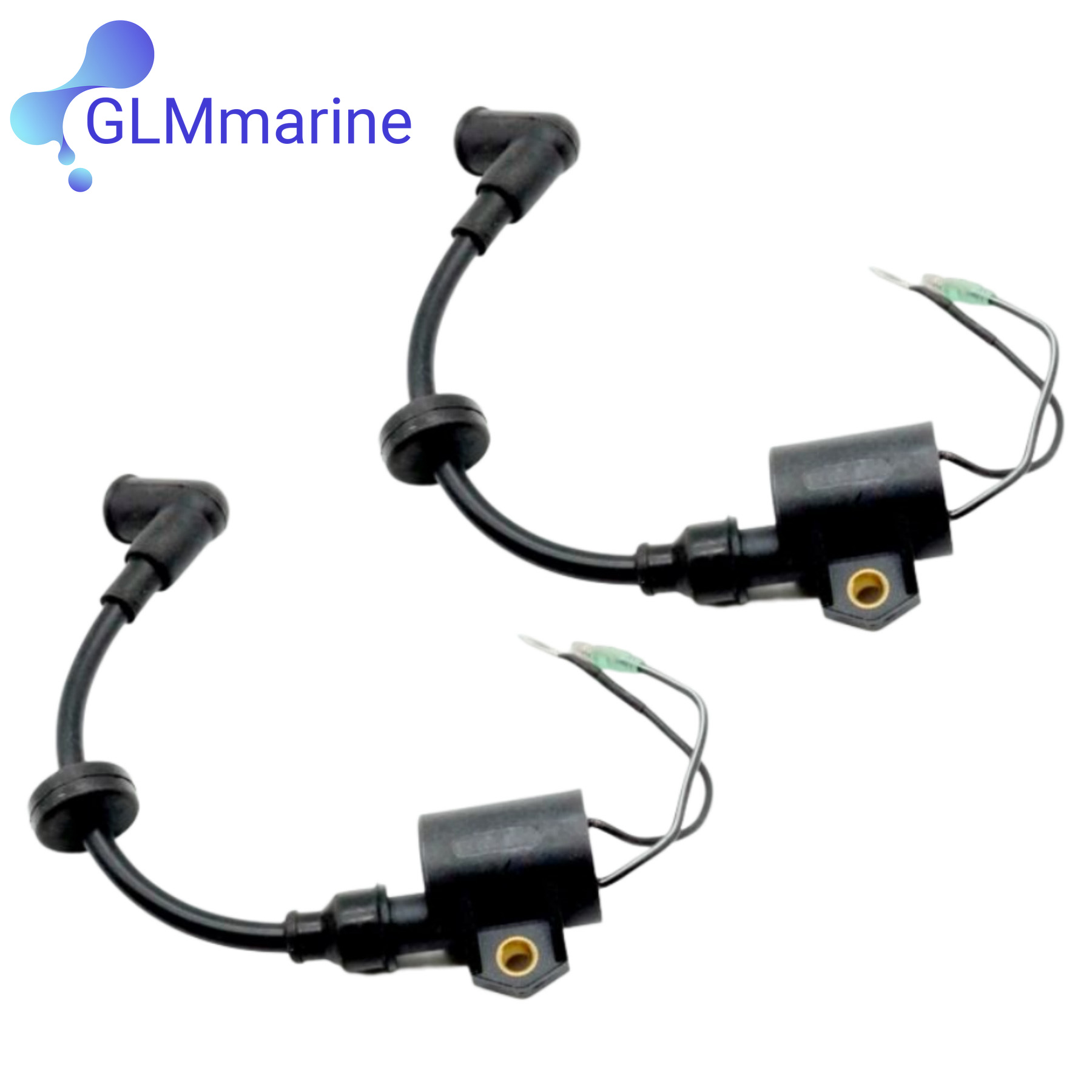 Spark Plug - 2 Pcs Ignition Coil Assy 61N-85570-00