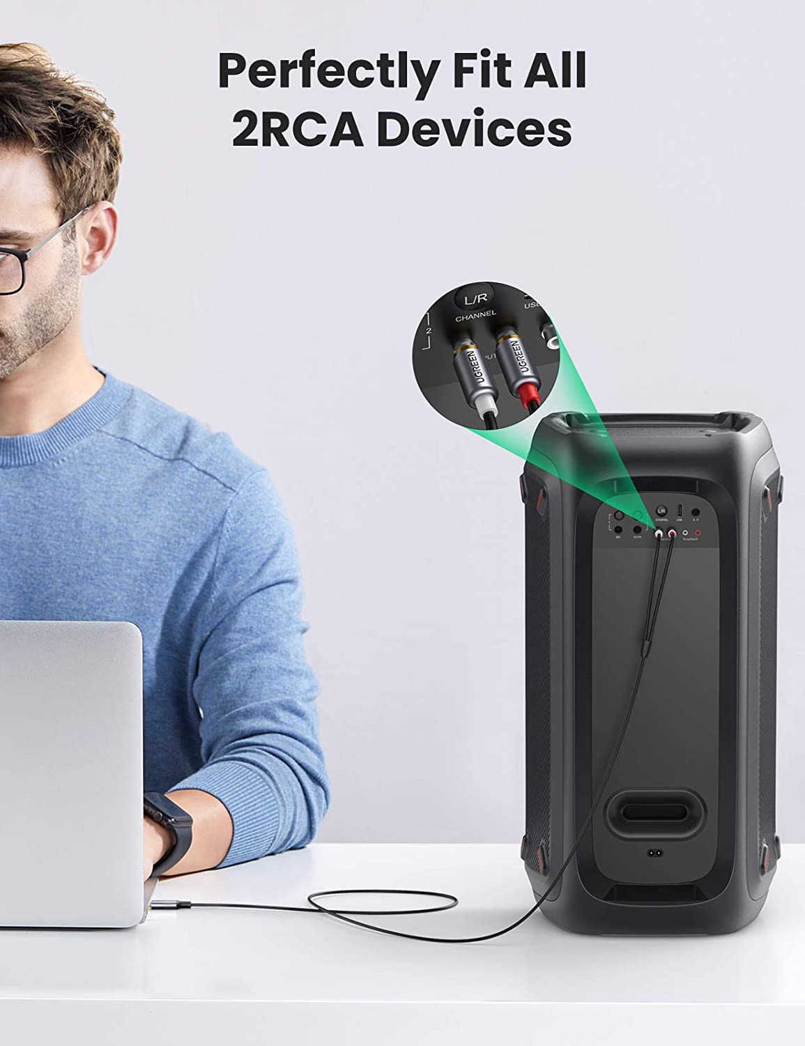 UGREEN USB C to RCA Audio Cabl - огляд і ціна Car Jack