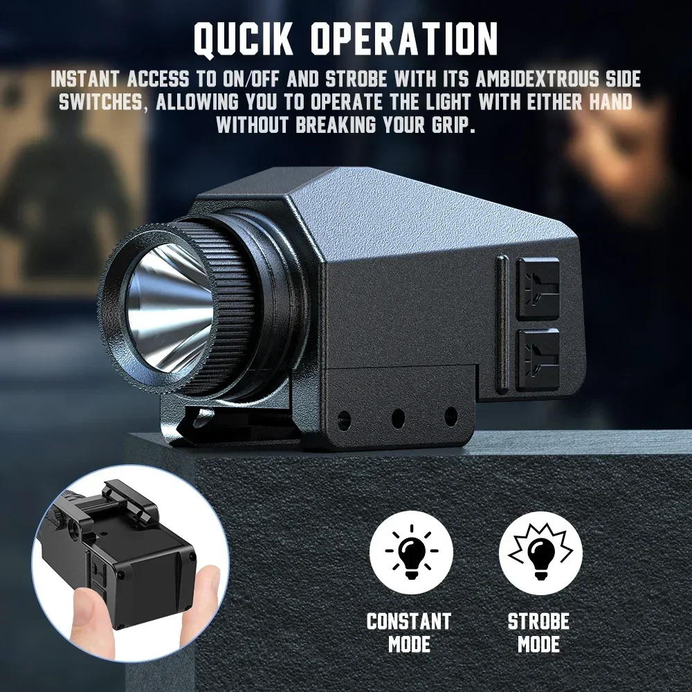 1000LM Tactical LED Flashlight - огляд і ціна Timing Light Gun