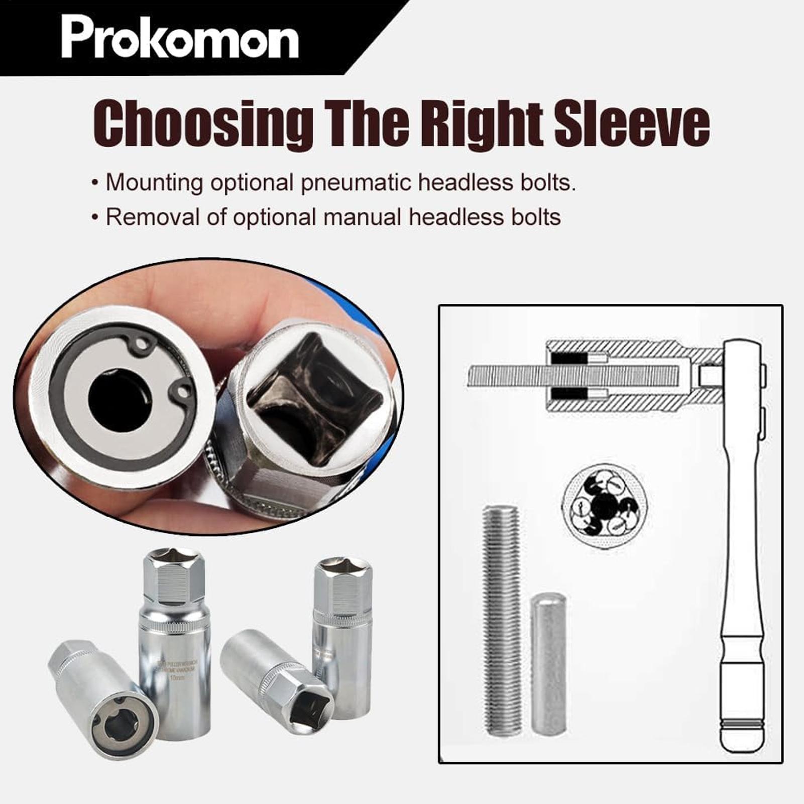 Extractor Set 4 Pieces 1/4Inch - огляд і ціна Socket Set