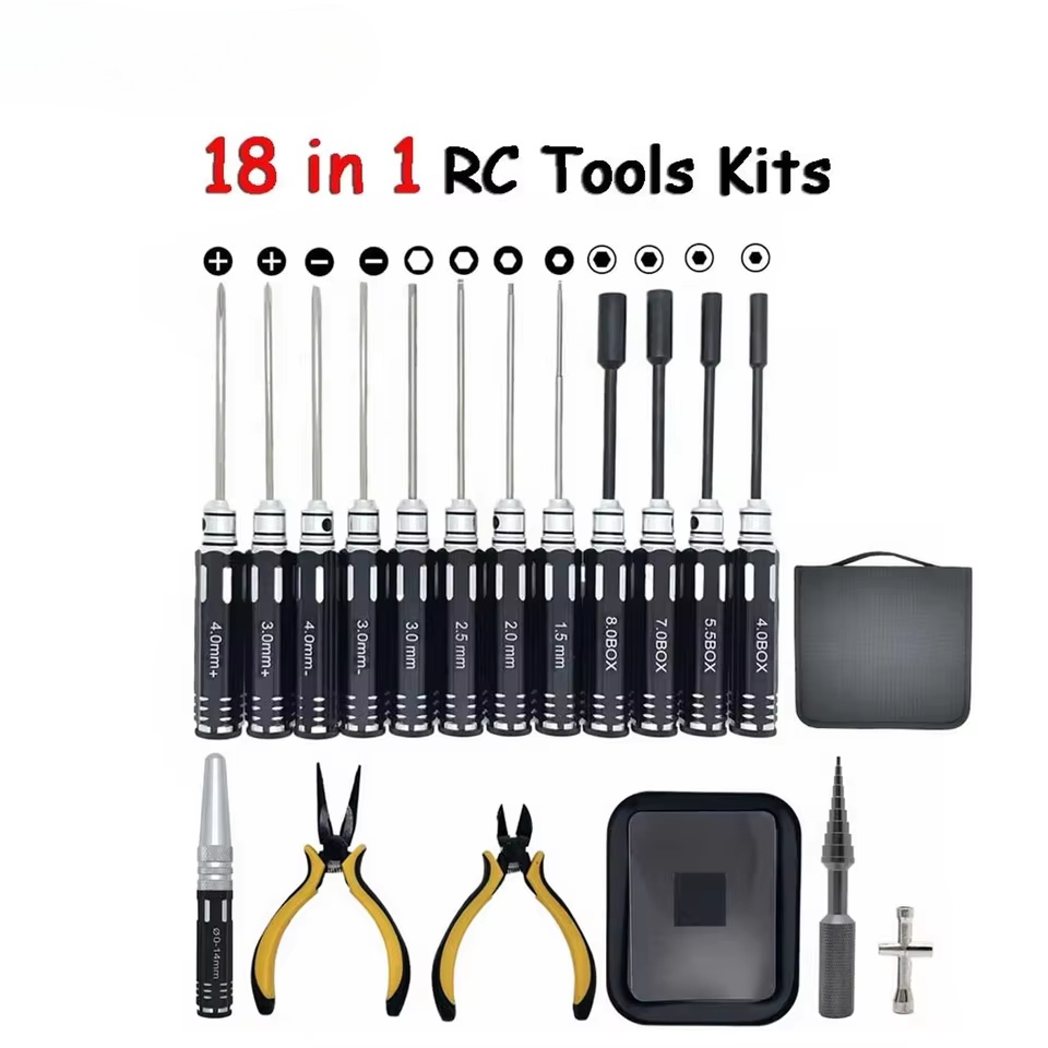 RC Tools Kits 18 in 1 Screwdri - огляд і ціна Socket Set
