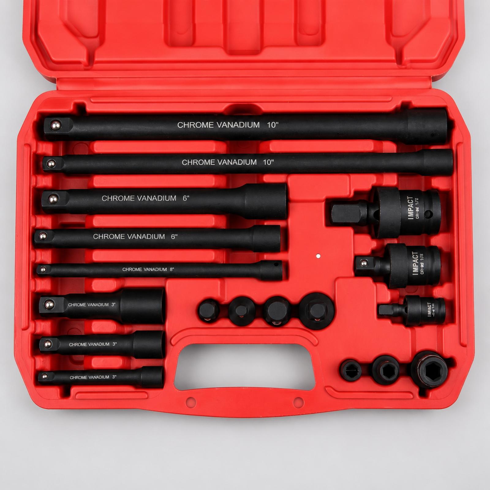 Impact Wrench Kit 18 Piece Ext - огляд і ціна Automotive Tools