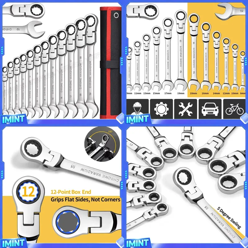 Flex Head Ratcheting Wrench Se - огляд і ціна Socket Set