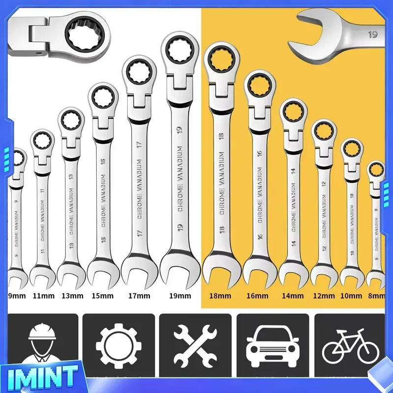 Flex Head Ratcheting Wrench Se - огляд і ціна Socket Set