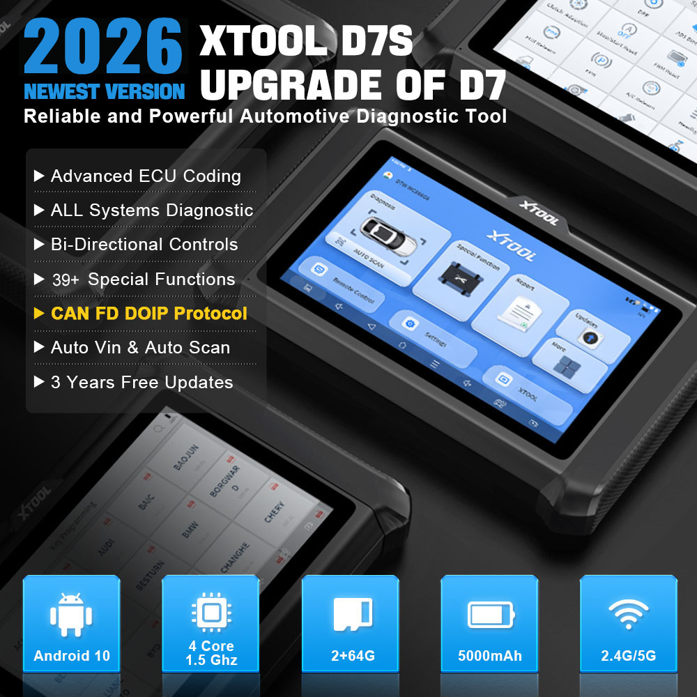 USA Warehouse XTOOL D7S Car EC - огляд і ціна Car Diagnostic Tool